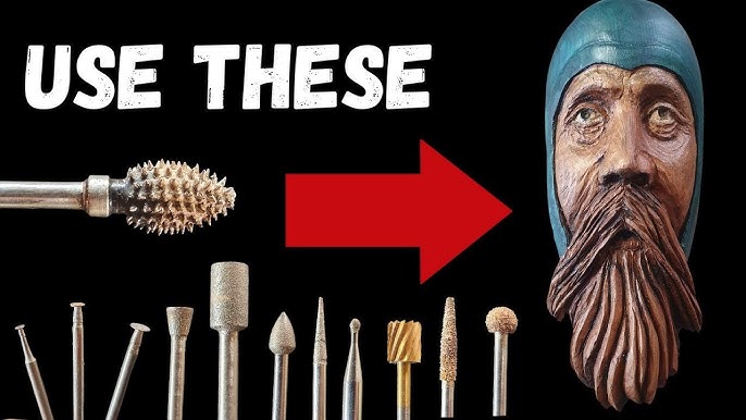 Best Dremel Burrs for wood carving - Eyes, undercuts, and beards 