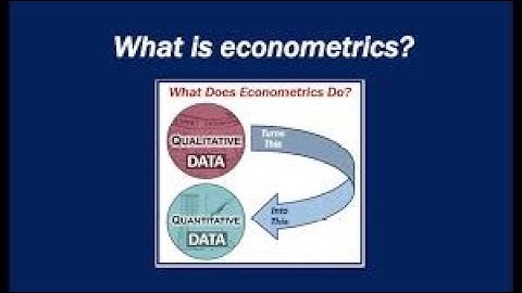Econometrics 1, unit one , part 1