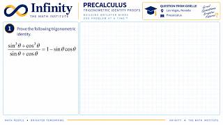 Proving Trig Identities with Sum of Cubes | Precalculus