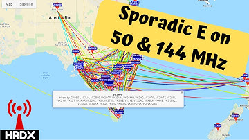 Ham Radio Sporadic E DX on 144 MHz