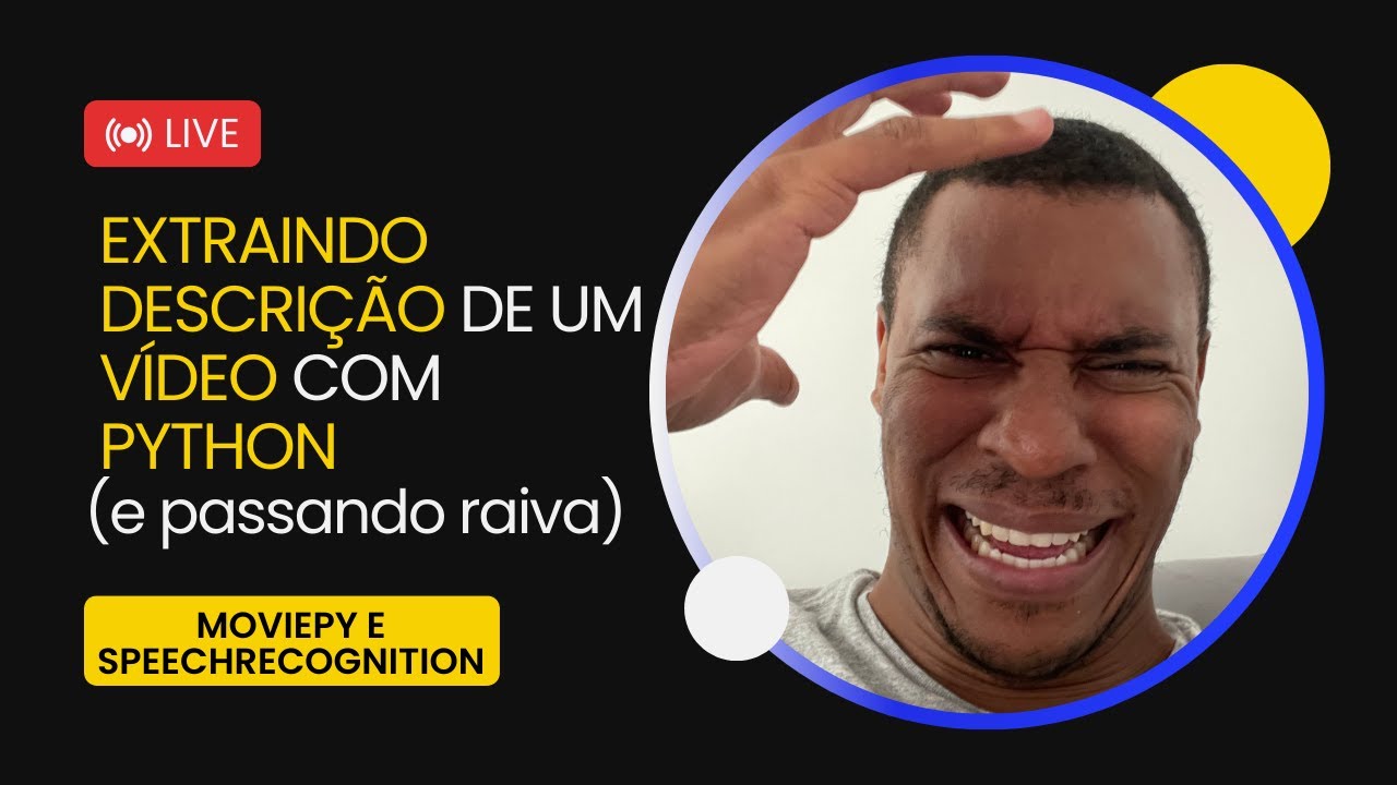 EXTRAINDO ÁUDIO E TRANSCRIÇÃO DE UM VÍDEO COM PYTHON - PARTE 1 - YouTube