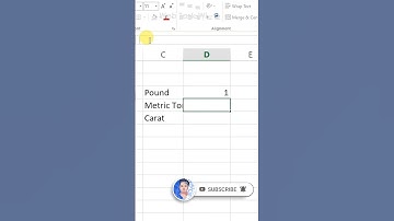 Convert Pound into Metric Tonne Microsoft Excel #msexcel #ton #excel #shorts