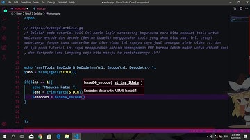 Membuat Program Encoder / Decoder Base64 dengan PHP (CLI)