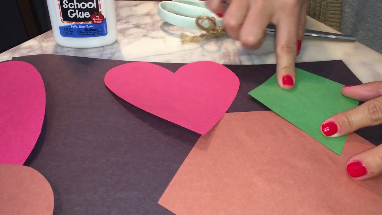 2nd / Geometric Shapes &amp; Organic Shapes Craft Part 2 YouTube