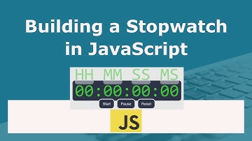 Building a Stopwatch in JavaScript