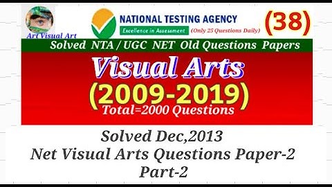 Net Visual Arts Solved Dec,2013 Questions Paper-2 Part-2