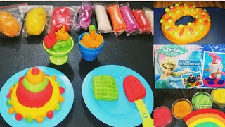 Homemade PlayDough | How To Make PlayDough At Home | Make PlayDoh Desserts With Frozen Magic PlaySet