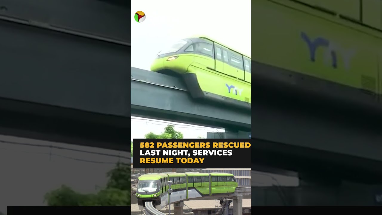 Mumbai Monorail Services Resume After Overnight Breakdown The Federal