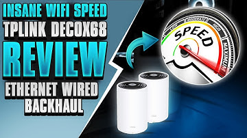 TPLINK Deco X68 Review and setup - How to get insane WIFI speeds using Wired Backhaul 🔥