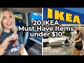 20 IKEA Must Have Items Under $10 - Decor + Organization from IKEA