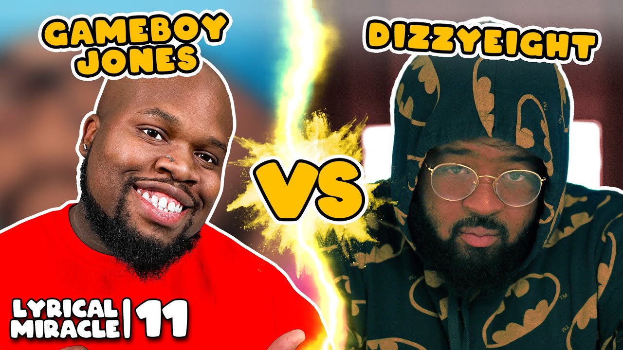 GameboyJones vs DizzyEight | Rap Lyrics Game Show - Lyrical Miracle Ep 11