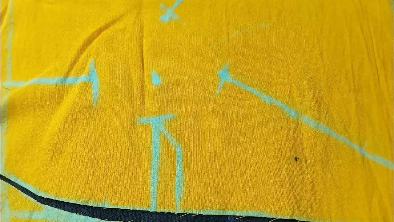 34_35 inch blouse ki cutting kaise karen || easy tarike se belt blouse ki cutting Karen 👍