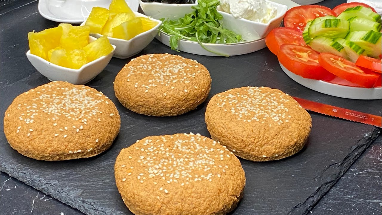 خبز سريع للفطور بالعدس الاحمر بدون غلوتين بدون أجبان بدون بيض و بدون خميرة لجميع أنواع الدايت  💪💪