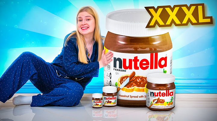 صنعت اكبر nutella بالعالم !!!!مستحيل الحجم