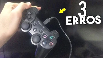 Tem como carregar o controle do PS3 com ele desligado?