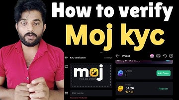 how to verify moj KYC|how to add bank details moj app |KYC verification moj in telugu