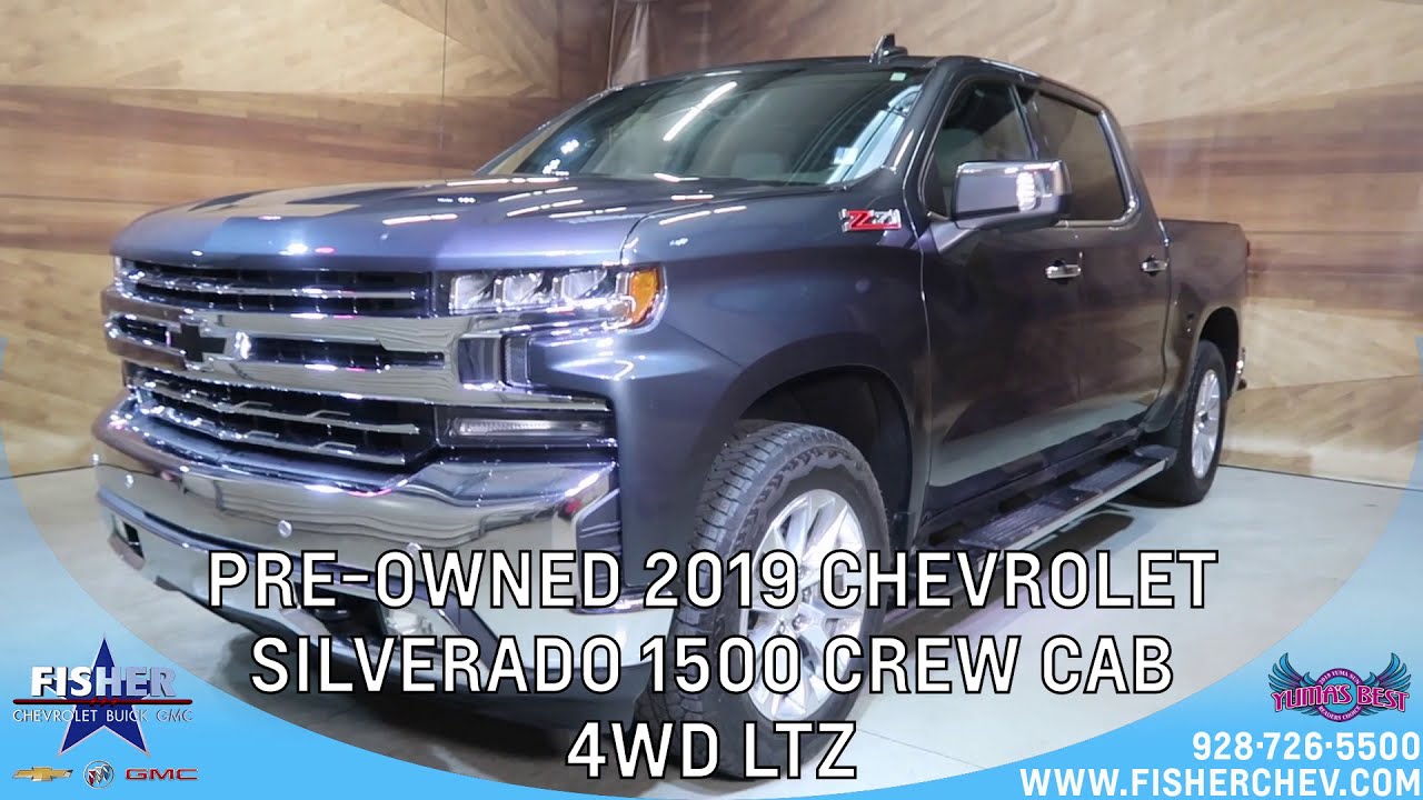PREOWNED 2019 CHEVROLET SILVERADO 1500 4WD LTZ 𝙁𝙞𝙨𝙝𝙚𝙧 𝘾𝙝𝙚𝙫𝙧𝙤𝙡𝙚𝙩