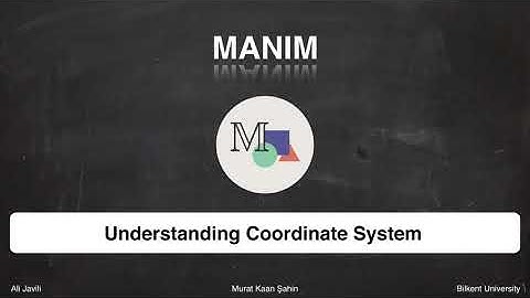 Manim - Understanding Coordinate System