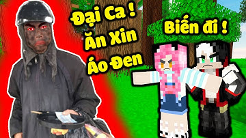 MỀU BỊ TÊN ĂN MÀY ÁO ĐEN TRỞ LẠI TRẢ THÙ TRONG MINECRAFT*REDHOOD CHIẾN ĐẤU VỚI NGƯỜI ĂN XIN MẶT ĐEN