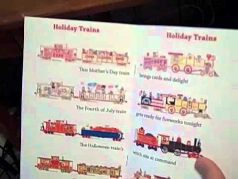 Holiday Trains Sticker Book