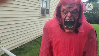 Spirit Halloween 2023 Hellspawn Animatronic Unboxing- Setup