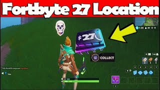 Fortbyte 27 Locations - Accessible By Using The Skull Trooper Emoji At The Western Most Point