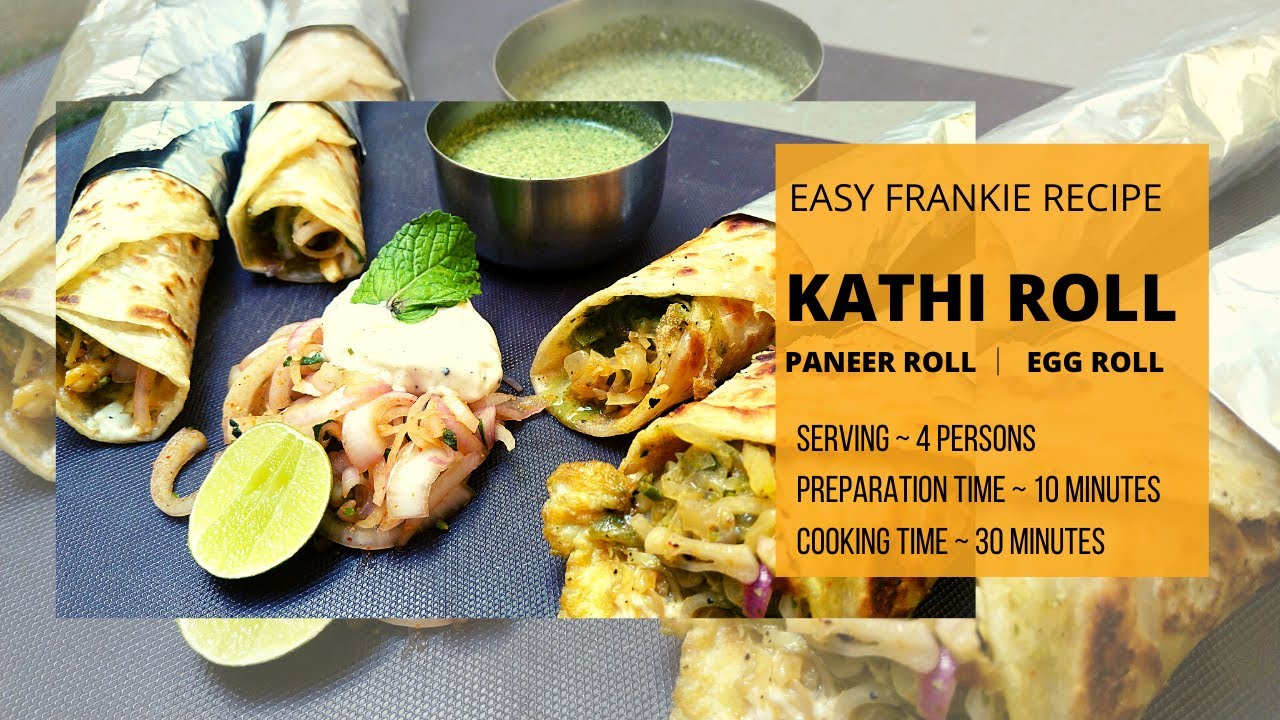 KATHI ROLL│PANEER ROLL│EGG ROLL│MINT CHUTNEY│MAYONNAISE│PERFECT RECIPE
