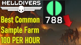 helldivers 2 common sample farm, how to farm samples fast, best sample farm solo