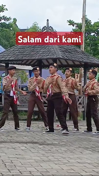 Salam dari kami #yelyelpramuka #reguelang #yelyel