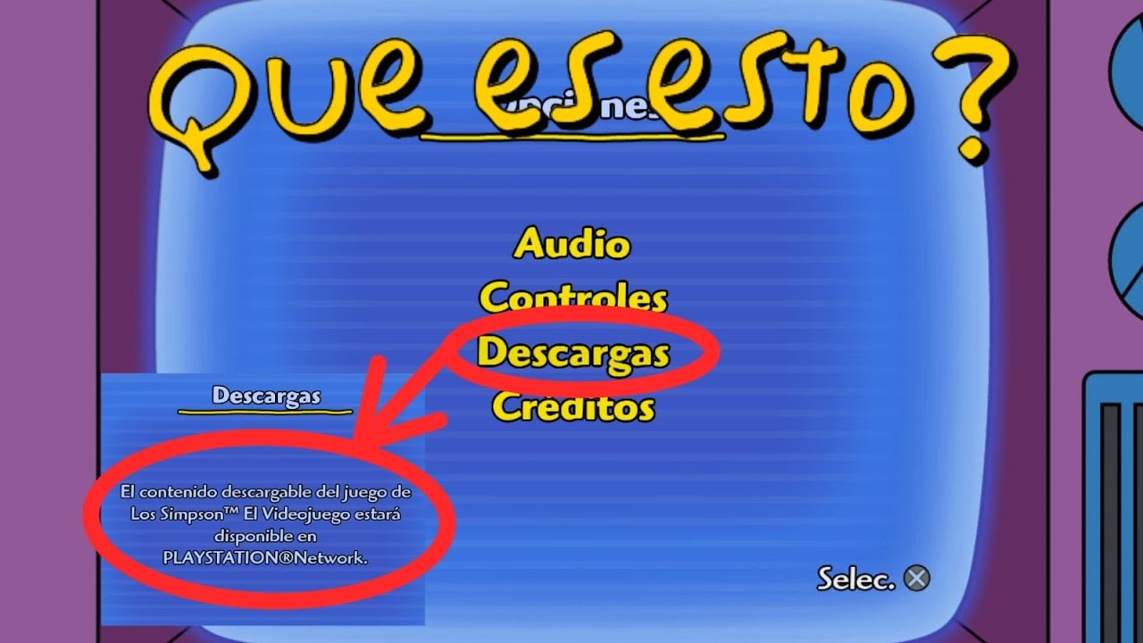 La OPCION oculta de los Simpsons El Videojuego que EA quiere que olvides
