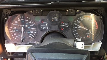 Third Gen Camaro - V8 gauge cluster in V6 car