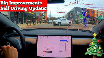 Better Turning and Visualizations in Tesla Software Update 2020.48.12.15! FSD Beta 8 Test Drive