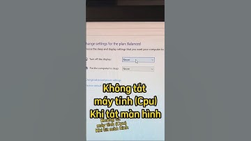 Không tắt máy tính (Cpu) Khi tắt màn hình. Làm việc từ xa qua ultraview #vitinhminhkhang #shorts