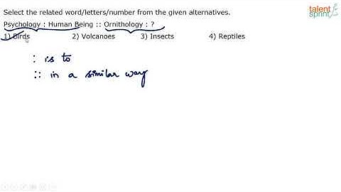 Classification: Problems & Tricks | Additional Example - 1 | Reasoning Ability | TalentSprint