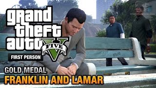 GTA 5 - Intro \u0026 Mission #1 - Franklin and Lamar [First Person Gold Medal Guide - PS4]