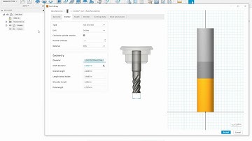 Fusion 360 - Add an endmill to the tool library