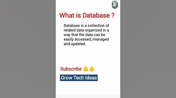 What is database ? Define Database Meaning of Database , Database is a collection of related data.