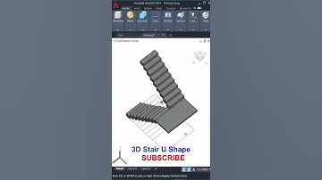 3d Stair view