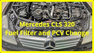 Mercedes CLS Fuel Filter & PCV Change