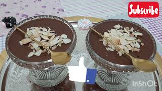 وصفة اليوم هي موس الشكلاطةla mousse au chocolatسهلة وسريعةبمكونات مضمونةبدون إضافة السكر والزبدة