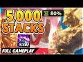 *5,382 STACKS* I BREAK THE STACK RECORD - BunnyFuFuu Full Gameplay