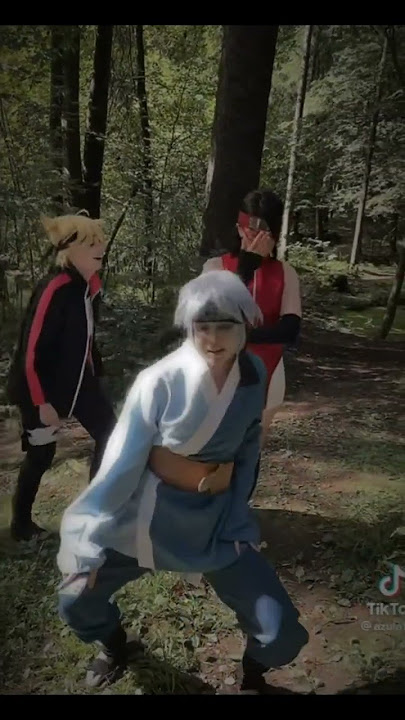 Team 7 [BorutoxSaradaxMitsuki] Cosplay | #boruto #sarada #mitsuki #team7 #cosplay #shorts