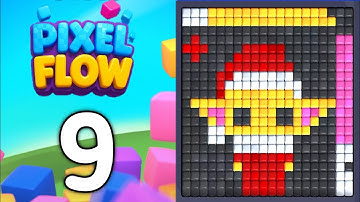 pixel flow level 9. walkthrough gameplay