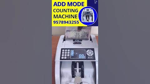 How to Use Add Mode in Money Counting Machine #shorts