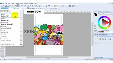 How to fill text with an image in Serif DrawPlus