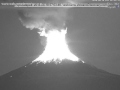 Eruption of Popocatépetl volcano 18 April 2016