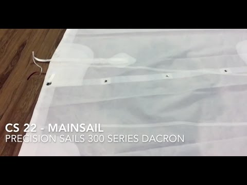 New CS 22 Mainsail - Precision Sails  300 Series Dacron