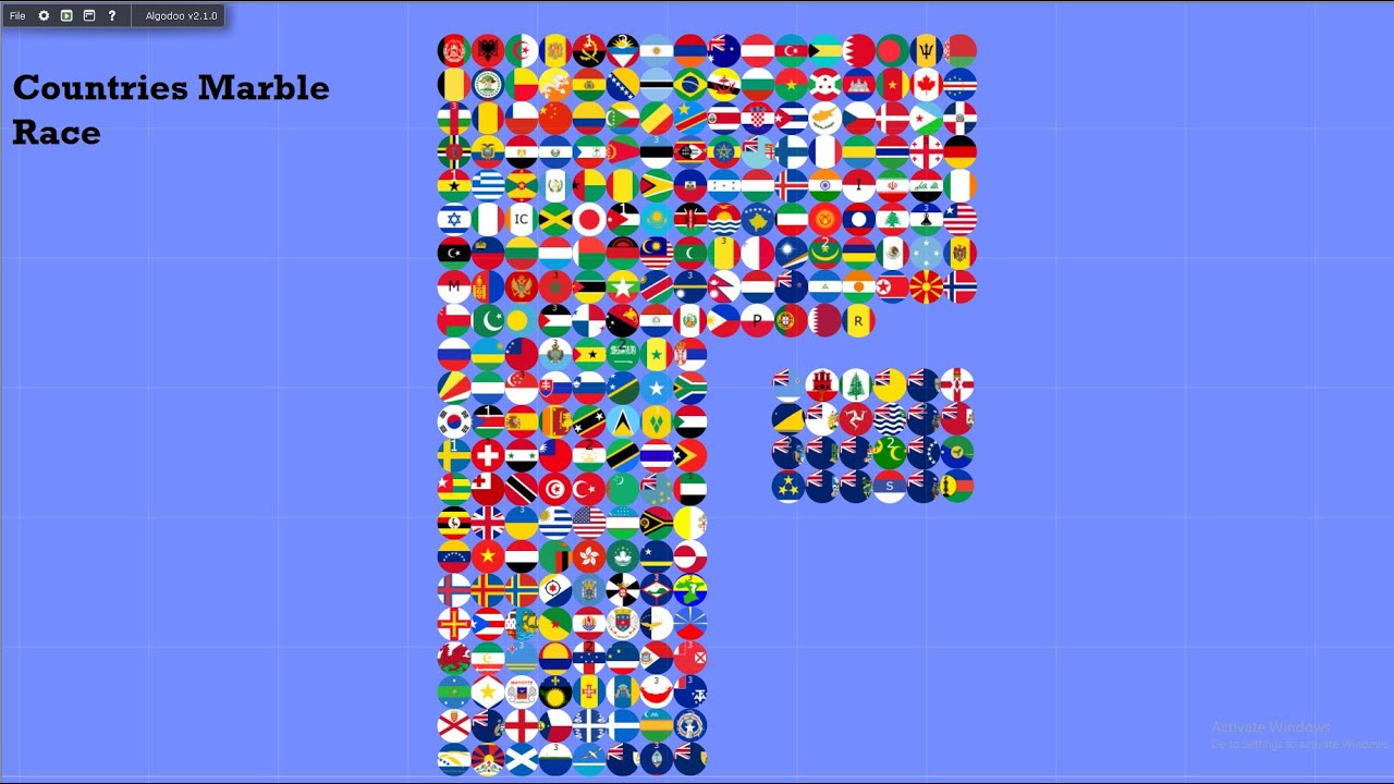Countries Marble Race with Territories Round 4 YouTube