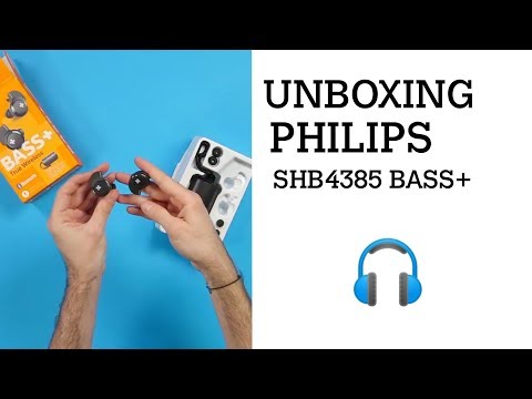 Unboxing/Déballage : écouteurs bluetooth Philips SHB4385 Bass+