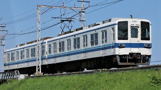 東武8000系8561F 5638レ 臨時(ワンマン) 館林行き 東武佐野線 田島～渡瀬 区間